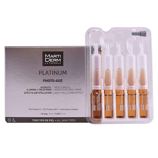 Martiderm Platinum Facial Ampoules Hydrate and Rejuvenate