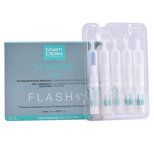 Martiderm The Originals Flash Ampoules for Face, Radiant Skin, Renew Your Skin