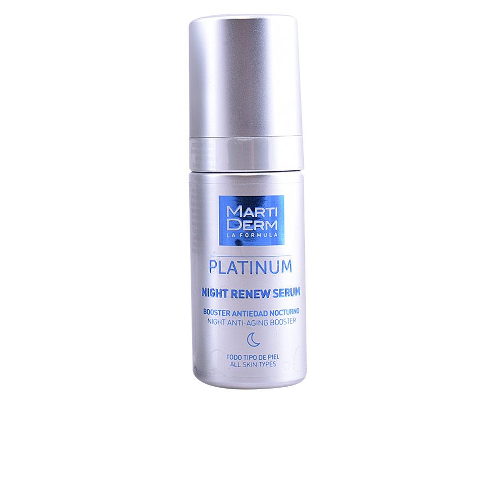 Martiderm Platinum Night Renew Serum Pelle Rinnovata E Luminosa