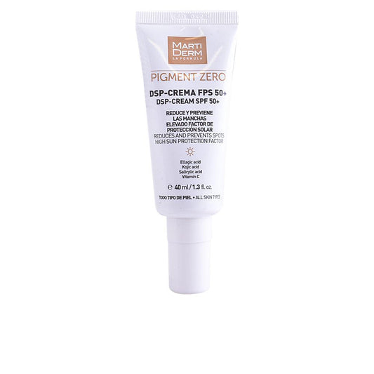 Crème dépigmentante Martiderm Pigment Zero SPF50 Plus pour une peau éclatante sans taches