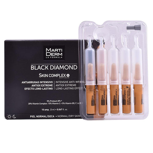 Martiderm Black Diamond Advanced Facial Ampoules Hydration and Visible Youth