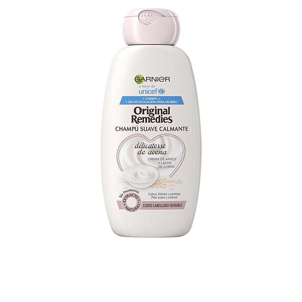 Garnier Original Remedies Shampooing Délicat Avoine Hydratation Naturelle Pour Cheveux Sains