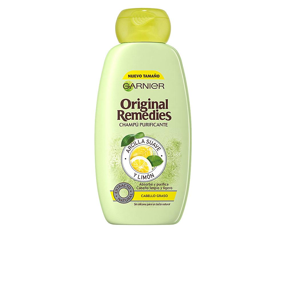 Garnier Original Remedies Champú De Arcilla Y Limón Cabello Puro Y Vital