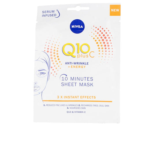 Nivea Q10+ Vitamin C Anti-Wrinkle Face Mask Energizing Radiant Skin in 10 Minutes