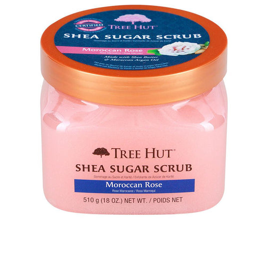 Tree Hut Sugar Scrubs Moroccan Rose Body Exfoliator for Radiant Skin