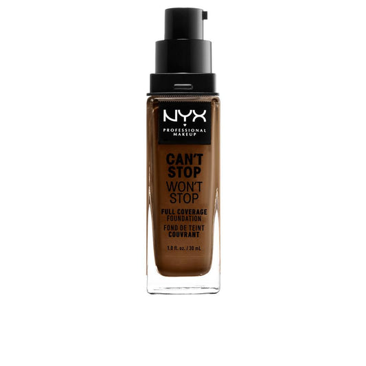 Nyx Professional Make Up Can't Stop Won't Stop Fondotinta Full Coverage Copertura Totale Lunga Durata