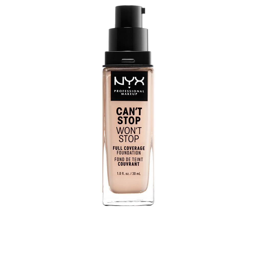 Nyx Professional Make Up Can't Stop Won't Stop Fondotinta Full Coverage Copertura Totale Lunga Durata