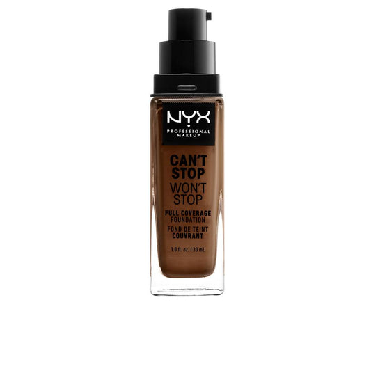 Nyx Professional Make Up Can't Stop Won't Stop Fondotinta Full Coverage Copertura Totale Lunga Durata