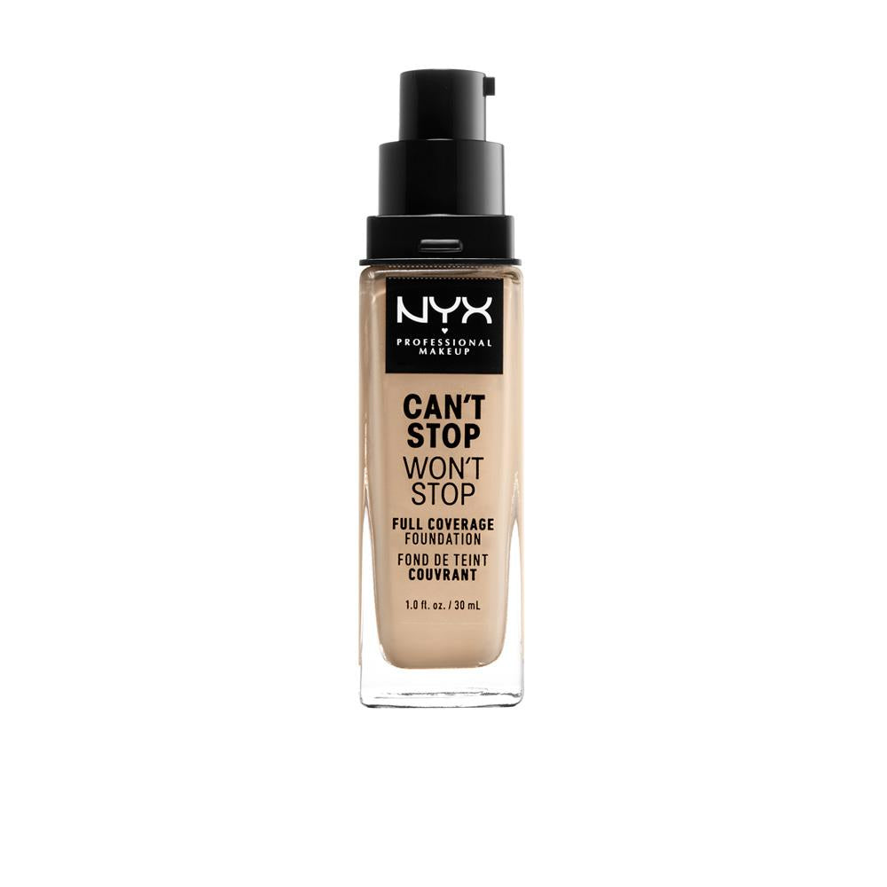 Nyx Professional Make Up Can't Stop Won't Stop Fondotinta Full Coverage Copertura Totale Lunga Durata