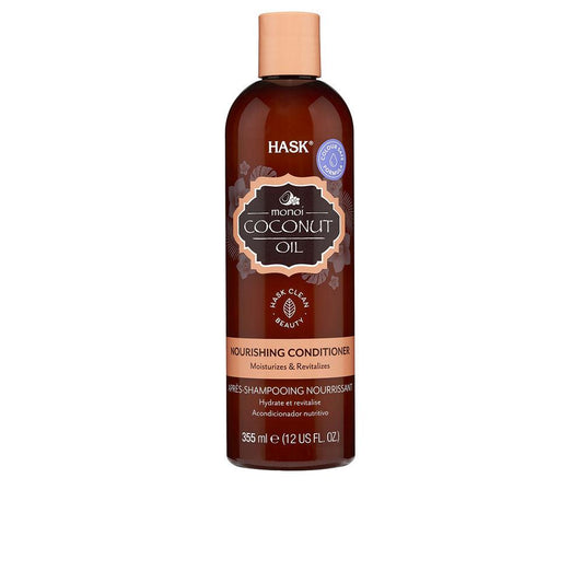 Hask Monoi Coconut Oil Nourishing Conditioner for Silky Hair Deep Hydration