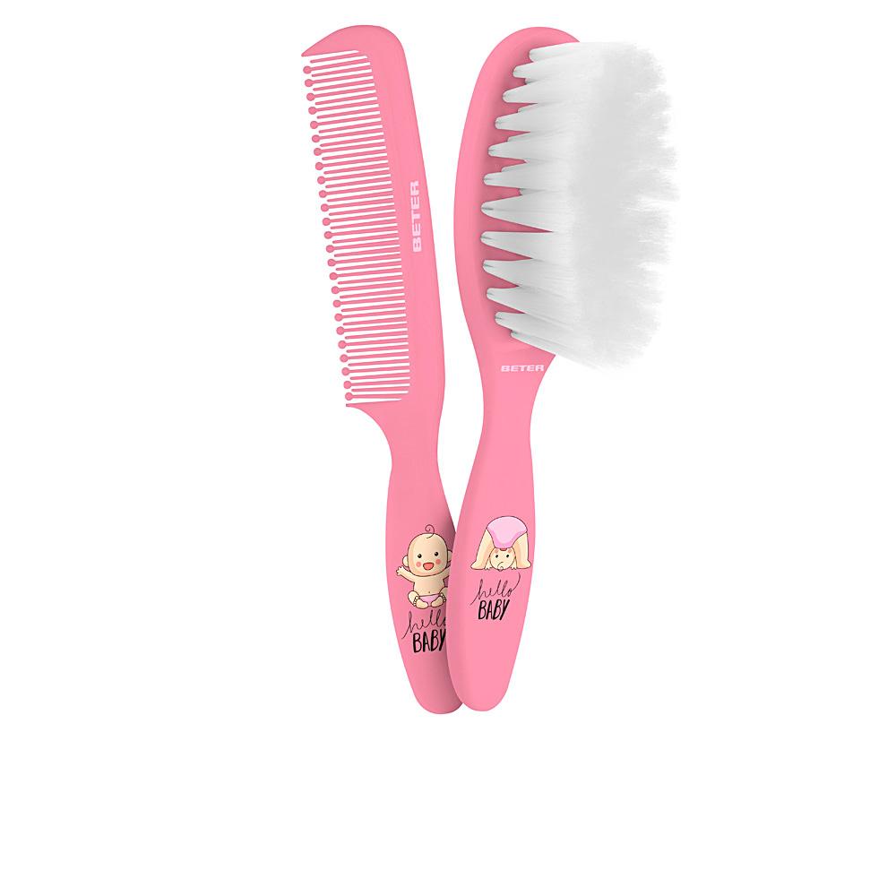 Beter Cepillo&Peine Bebe Kit Spazzola E Pettine Per Bambini Cura Capelli Delicata