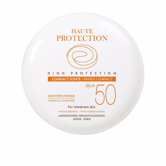 Avène Solaire Haute Protection Crema Base Compatta SPF 50 Esalta Tono Uniforme