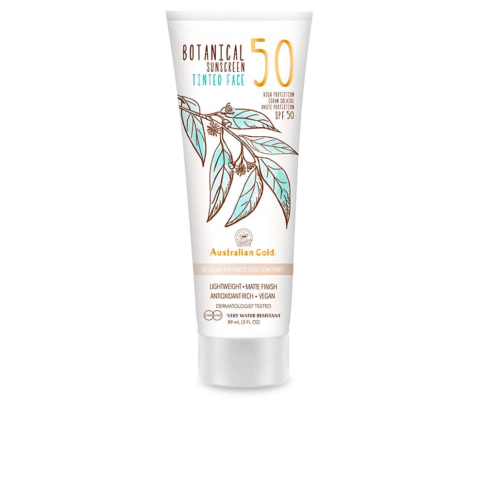 Australian Gold Botanical Crema Viso Tinted SPF50 Protezione UV Antiossidante