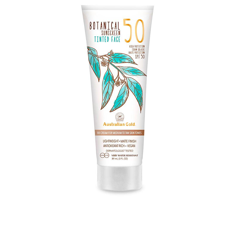 Australian Gold Botanical Crema Viso Tinted SPF50 Protezione UV Antiossidante