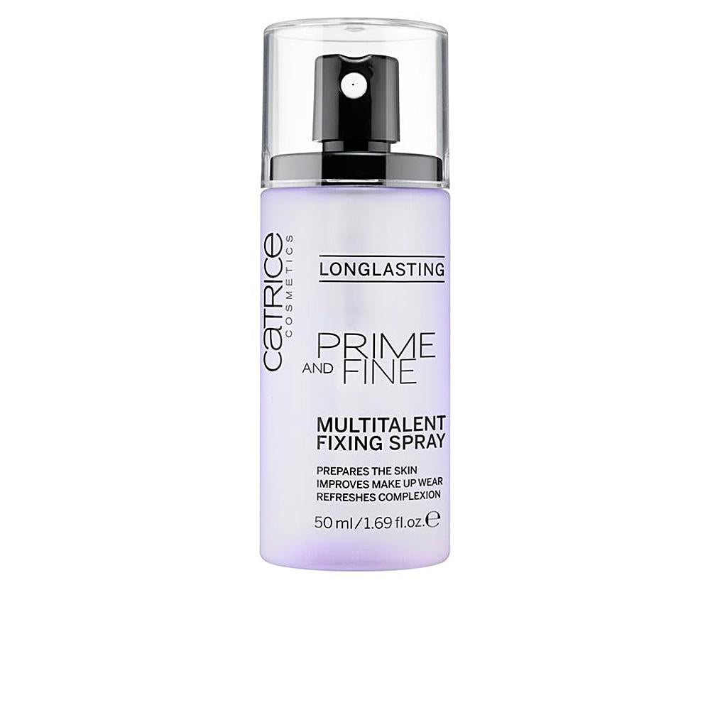Spray fixateur Catrice Prime &amp; Fine pour un look impeccable et longue tenue
