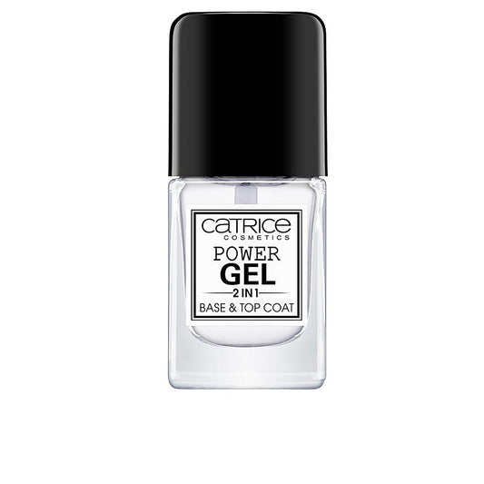 Catrice Power Gel 2 In 1 Base E Top Coat Per Unghie Brillantezza Vegana Duratura