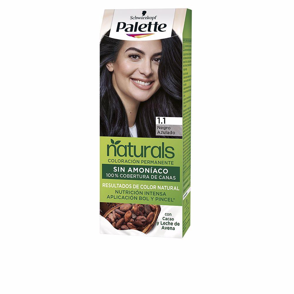Palette Naturals Teinture Capillaire Permanente Blue Blacks Couleur Naturelle Durable