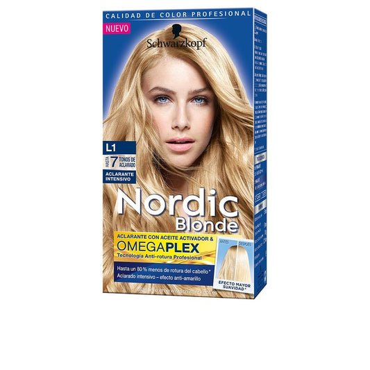 Schwarzkopf Mass Market Nordic Blonde Trattamento Schiarente Intensivo Capelli Luminosi Protetti