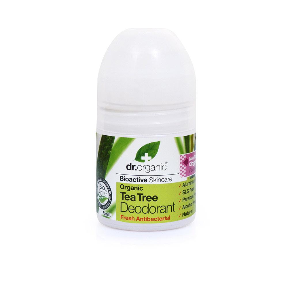 Dr Organic Tea Tree Dr Organic Deodorante Roll On Controllo Odori Naturale