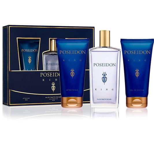 Poseidon The King Perfume Eau De Toilette Set Aromatic Wood Seductive
