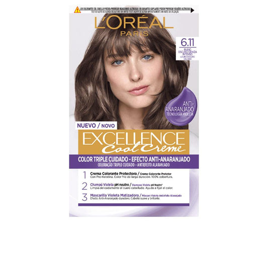 L'Oréal Paris Excellence Cool Coloración De Cabello Tecnología Violeta Innovadora