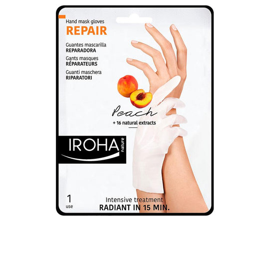 Iroha Peach Maschera Per Mani E Unghie Idratazione Intensa Naturale