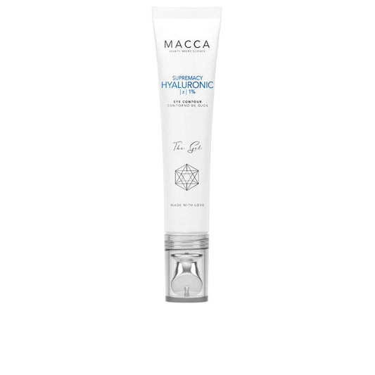 Gel contour des yeux et cils Macca Supremacy à l'acide hyaluronique et à l'effet revitalisant