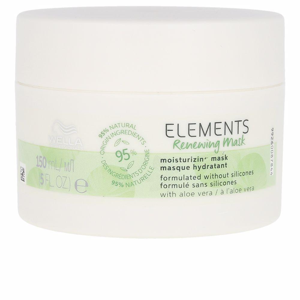 Wella Professionals Elements Masque Capillaire Rénovateur Hydratant Cheveux Soyeux