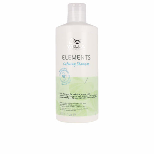 Wella Professionals Elements Champú Suavizante Natural Para Cuero Cabelludo Seco Y Sensible Ingredientes Naturales Veganos