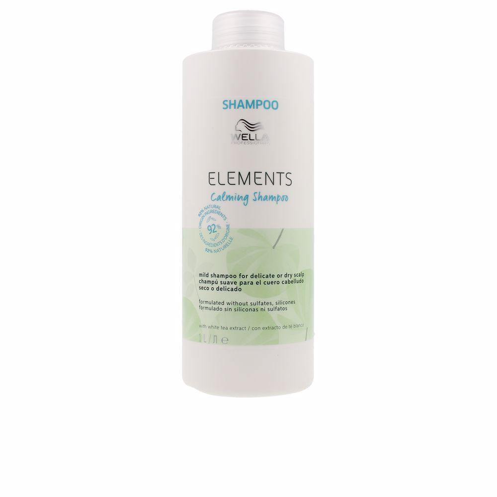 Wella Professionals Elements Shampoo Apaisant Naturel Pour Cuir Chevelu Sec Et Sensible Ingrédients Naturels Vegan