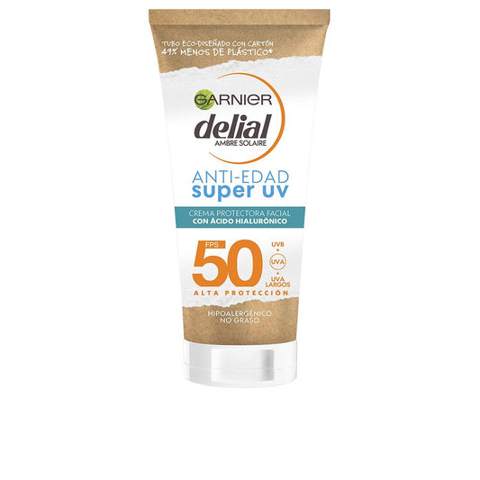Garnier Super Uv Anti-Edad Crema Viso SPF 50 Protezione Solare Efficace