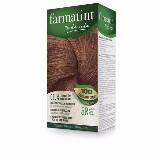 Farmatint Gel Colore Permanente Per Capelli Vibrante Nutrimento Naturale