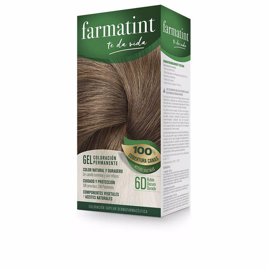 Farmatint Gel Colore Permanente Per Capelli Vibrante Nutrimento Naturale
