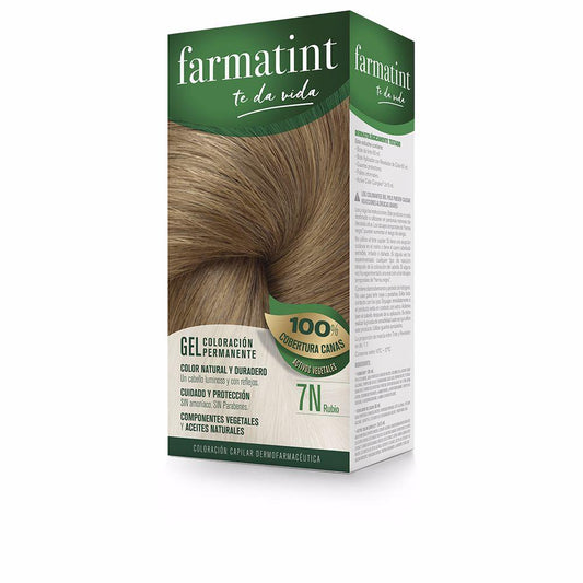 Farmatint Gel Colore Permanente Per Capelli Vibrante Nutrimento Naturale