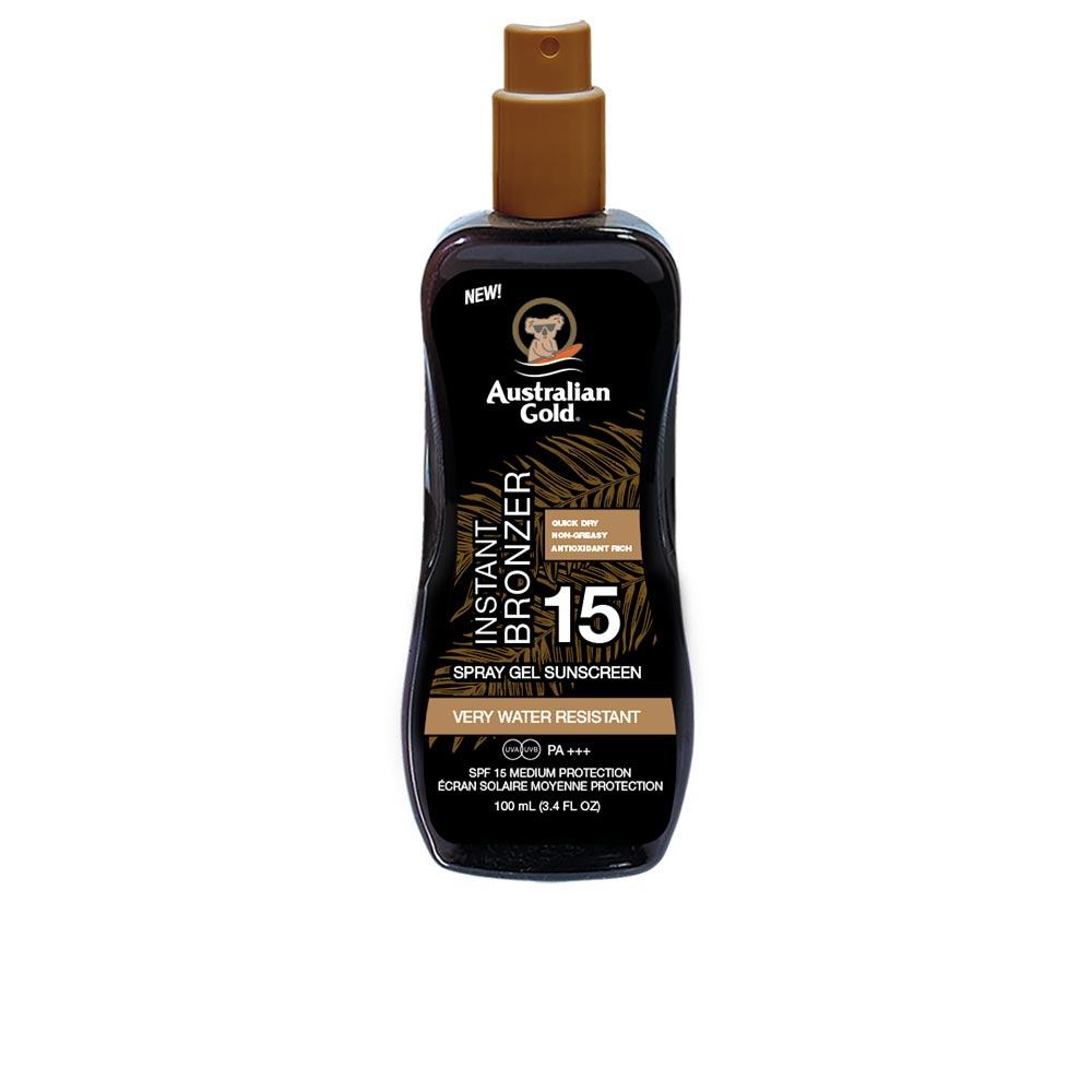 Australian Gold Crème Solaire Spray Gel Effet Bronzant Instantané