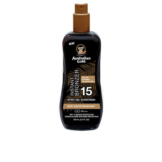 Australian Gold Protezione Solare Spray Gel Effetto Bronzer Istantaneo