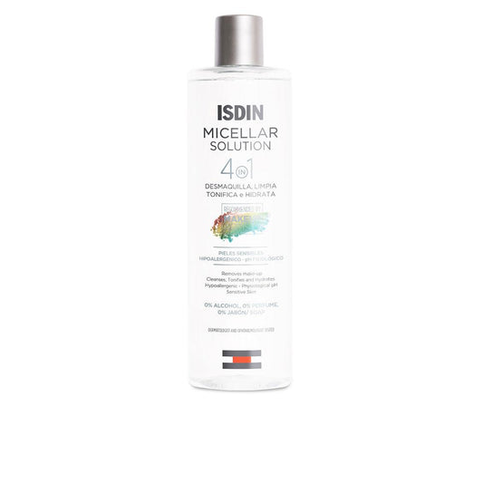 Isdin Micellar Solution Micellar Water Facial Cleanser Approved by Makeup Artists