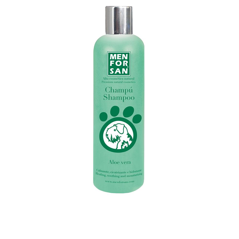 Men For San Menforsan Perros Shampoo Pour Chiens Aloe Vera Hydrate Et Apaise La Peau