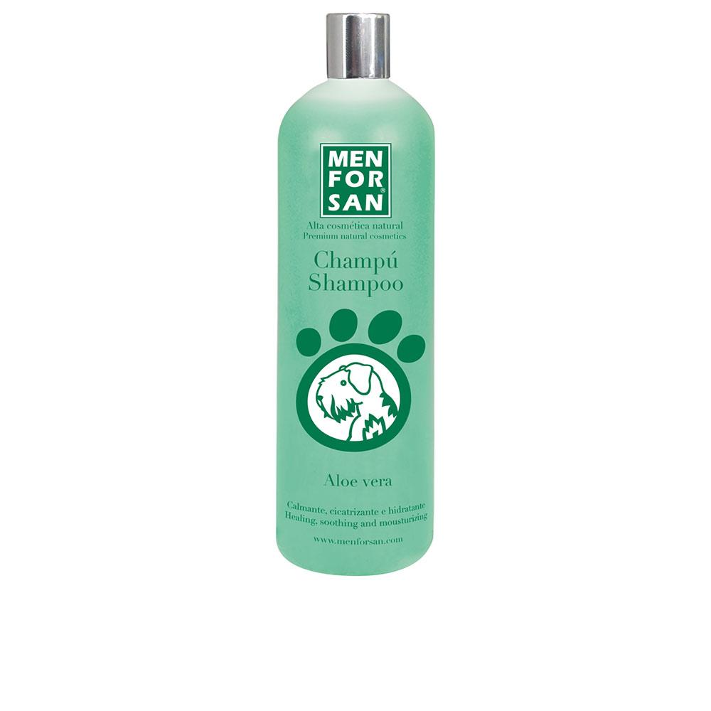 Men For San Menforsan Perros Shampoo Pour Chiens Aloe Vera Hydrate Et Apaise La Peau