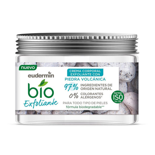 Eudermin Bio Natural Crema Esfoliante Corpo Pelle Liscia E Idratata