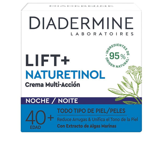 Diadermine Lift+ Naturetinol Crema Viso Notturna Multi Azione Rinnovo Cellulare Naturale