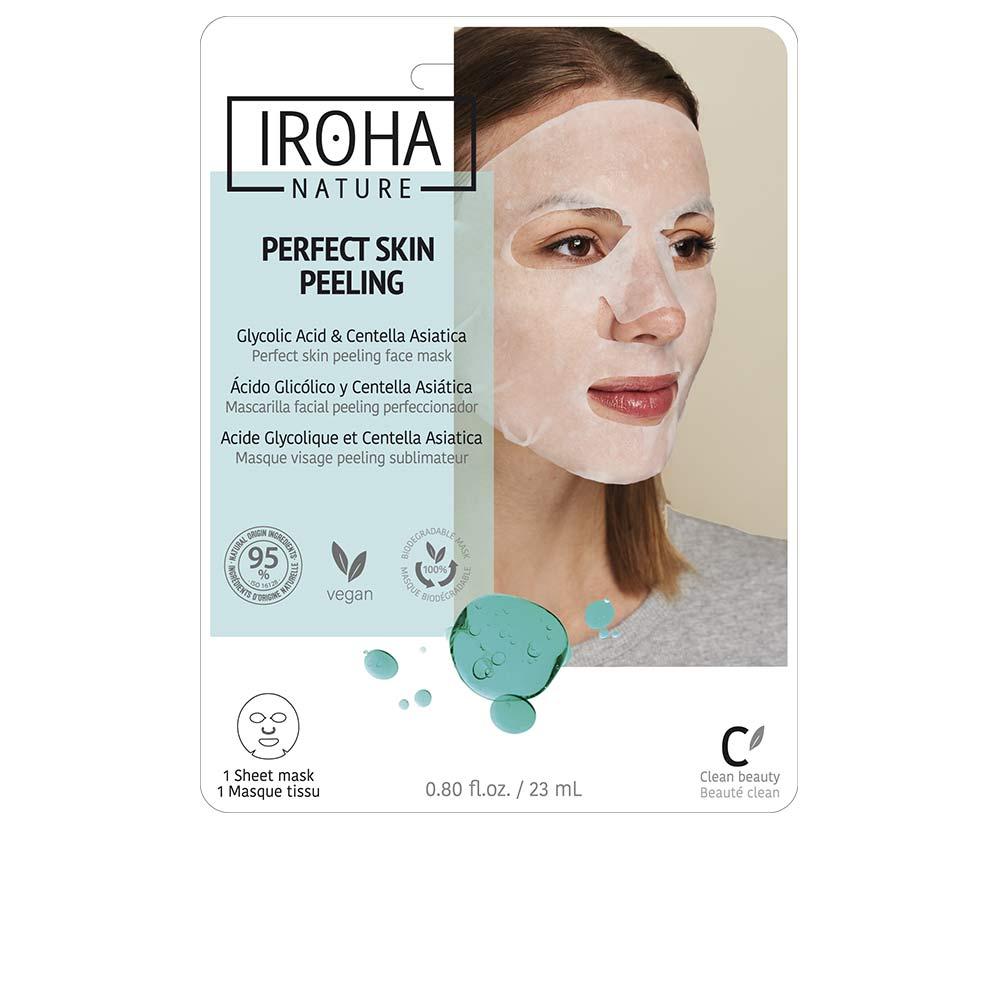 Iroha Tissue Mask Maschera Peeling Viso Acido Glicolico Centella Asiatica