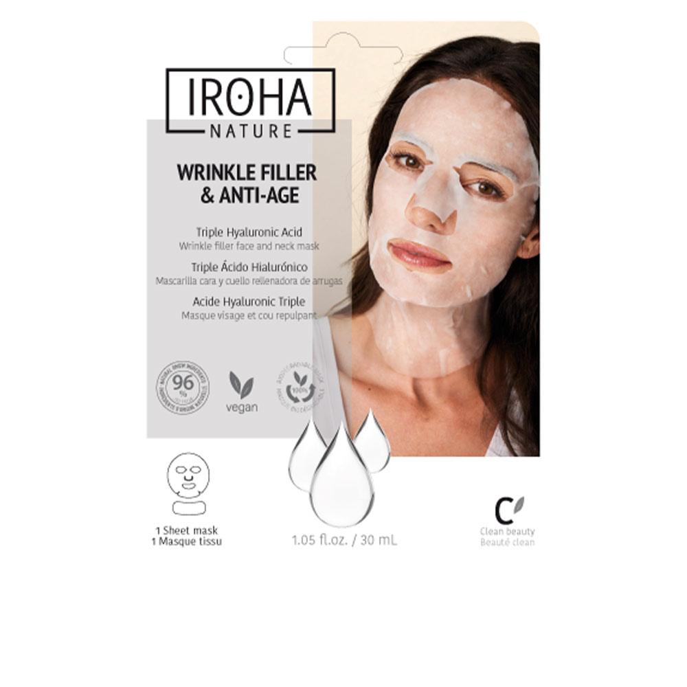 Iroha Tissue Mask Anti-Aging Face and Neck Mask: Wrinkles Under Control