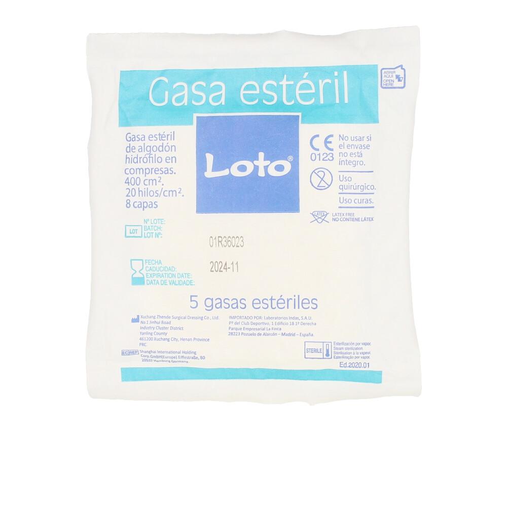Indasec Loto Gasa Suave Idrofila Per Cura Delle Ferite Assorbimento Efficace