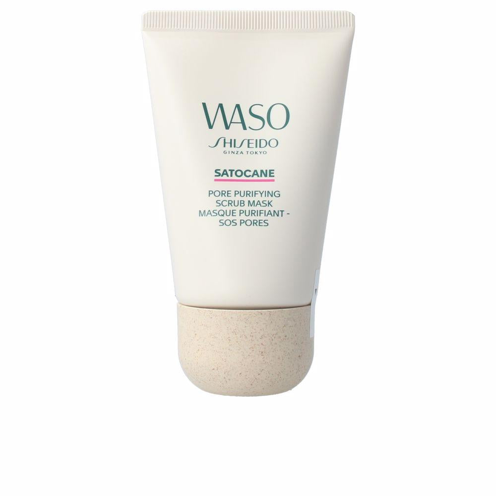 Shiseido Waso Satocane Maschera Scrub Purificante Viso Pori Ridotti In Profondità