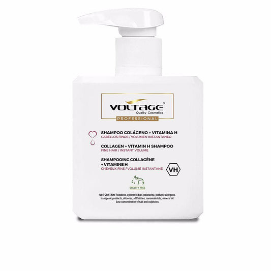 Voltage Cosmetics Colágeno + Vitamina H Shampoo Per Capelli Più Forti