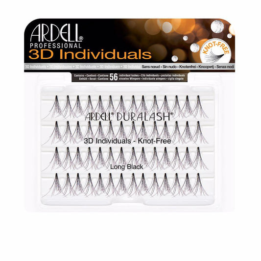 Ardell Pestaas Postizas Ciglia Finte Individuali 3D Long Black Sguardo Audace E Unico
