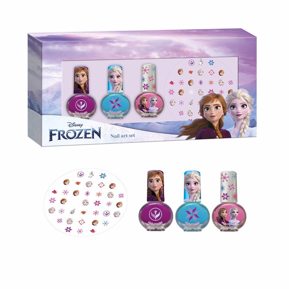 Kit de manucure Reine des Neiges pour enfants, couleurs amusantes et lavables