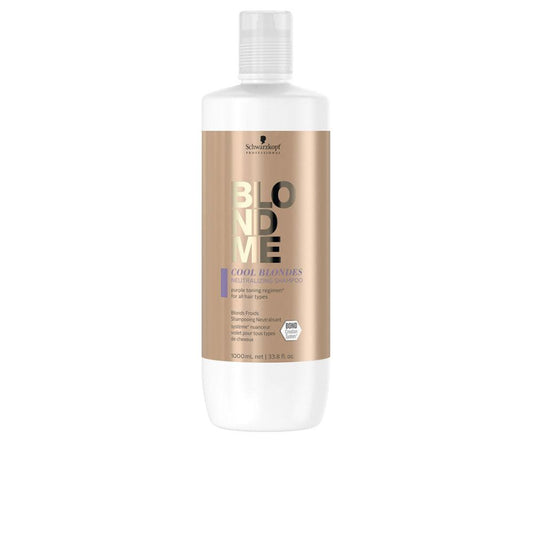 Schwarzkopf Blondme Cool Blondes Shampoo Neutralizzante 3D Bond Creation