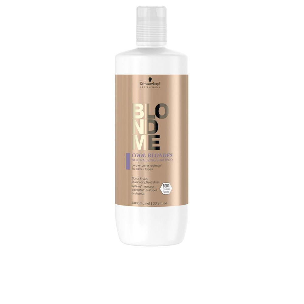 Schwarzkopf Blondme Cool Blondes Shampooing Neutralisant 3D Bond Creation